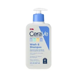 CeraVe Baby Wash & Shampoo, 2-in-1 Tear-Free for Skin Hair Fragrance