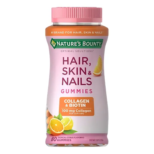 Natures Bounty Hair, Skin y Nails Gummies 80 Naranja\Fresa